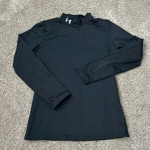 Under Armour Boys Coldgear Mock Neck size large